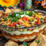 What is taco dip made of