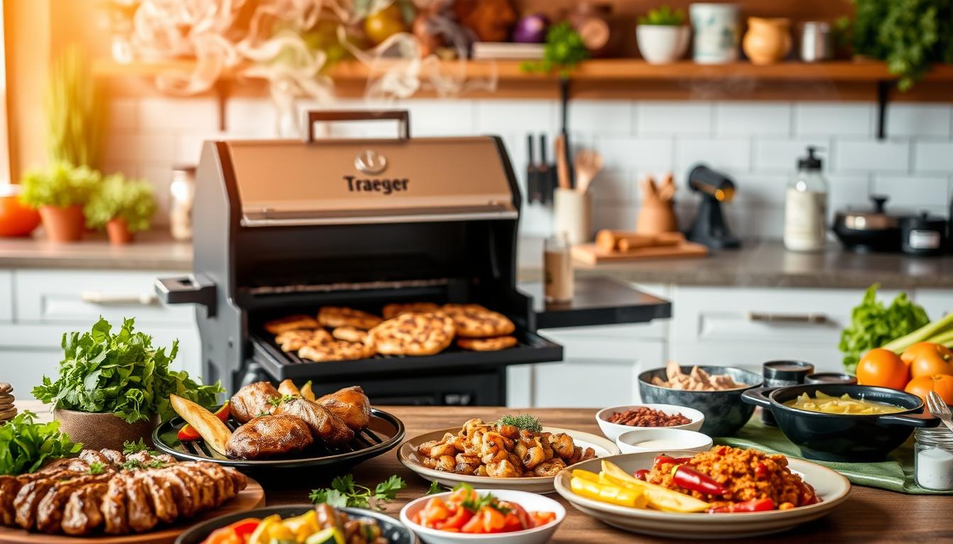 How many recipes are on the Traeger app