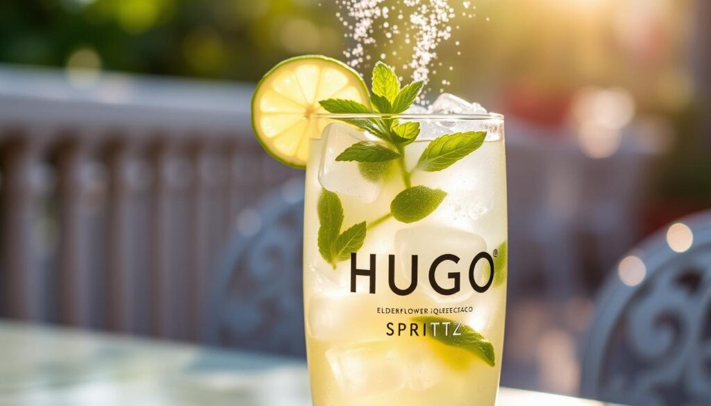 How much St-Germain is in Hugo Spritz