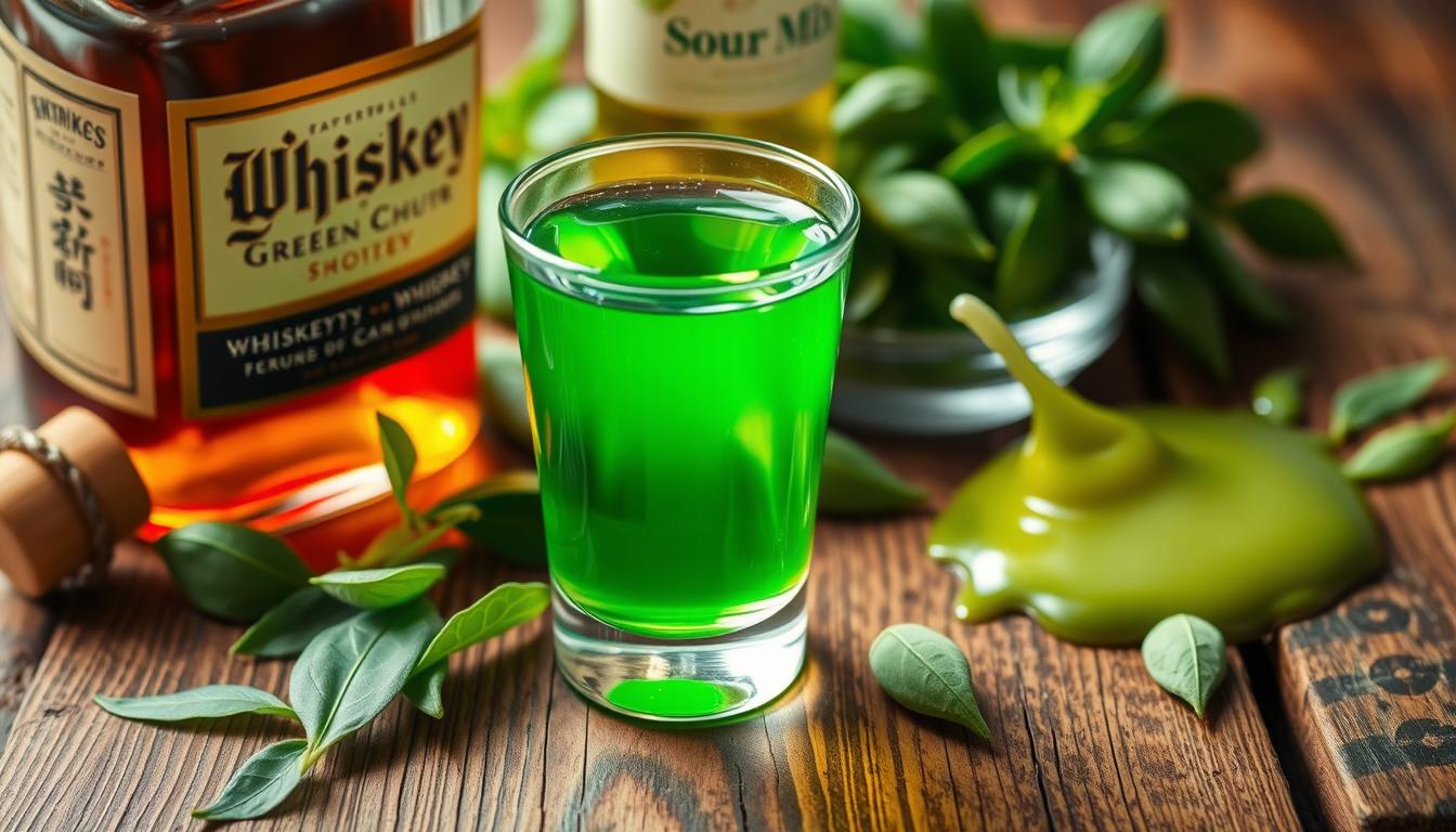 green tea shot recipe