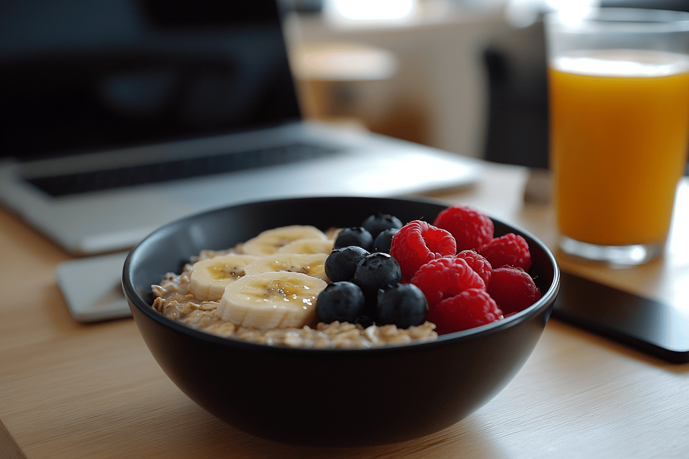 What is a healthy breakfast before work