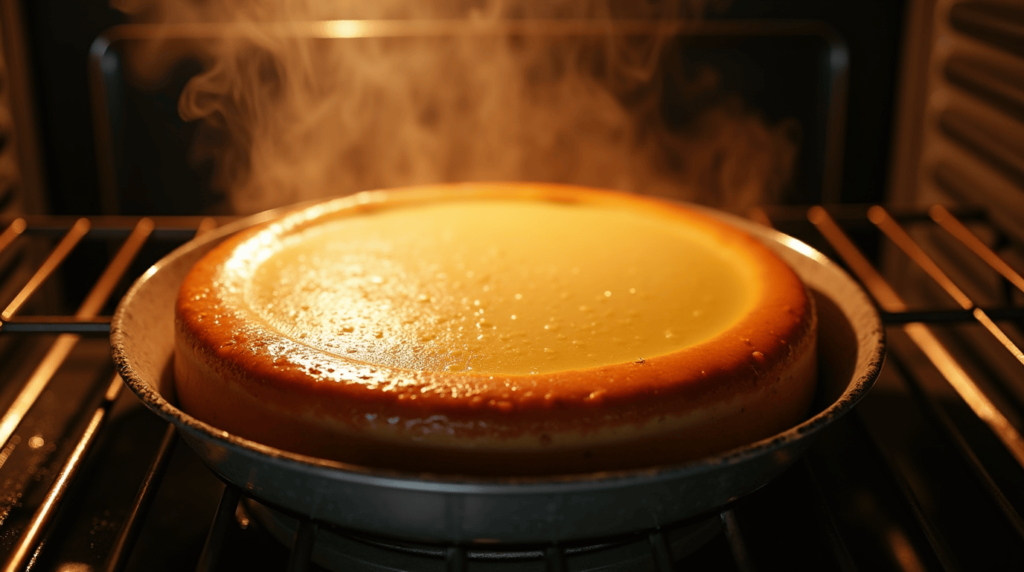 Cheesecake baking