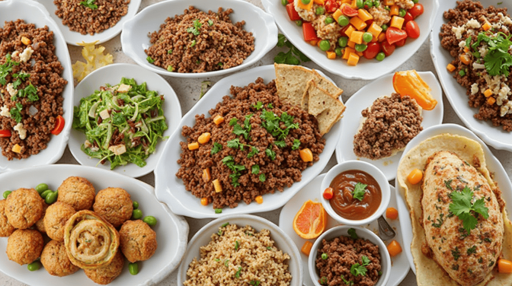 Global ground beef recipes.