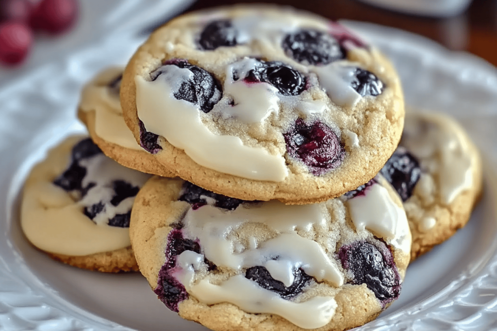 Blueberry Cheesecake Cookies